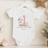 Children's clothing with the 1st birthday outfit bunny design design