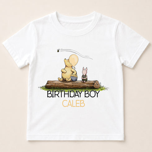 Children's clothing with the birthday boy t-shirt design