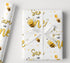 Bee Birthday Wrapping Paper - Personalised 1st Birthday Gift Wrap With Custom Name