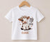 Personalised Holy Cow Im Cute T Shirt Cute Highland Cow Baby Toddler Shirt Funny Farm Animal Kids Tee