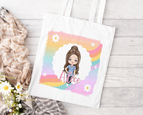 Personalised Cotton Tote Bag for Nurses Reusable Shopping Bag Ideal Thank You Gift for International Nurses Day