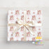 Personalised Birthday Wrapping Paper | Pink Floral Gift Wrap Pack
