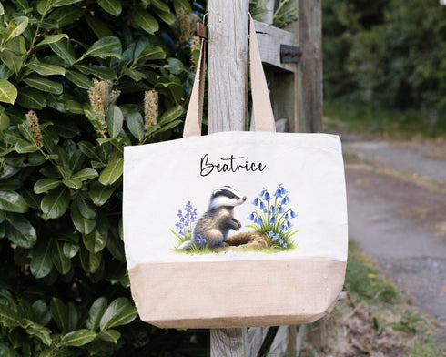 Personalised Badger Gifts Lavender Mug Cushion Tote Bag More in Gift Box