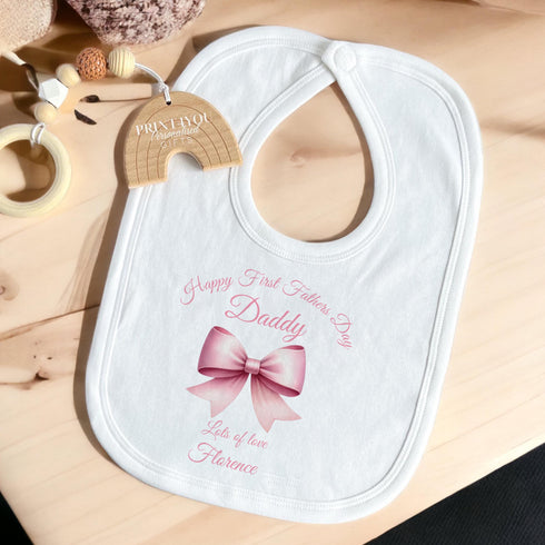 Personalised First Father's Day Baby Vest, DTG Printed, Newborn Gift, Soft Cotton Baby Outfit, Father's Day Baby Grow, 1st Father's Day Gift
