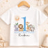 Children's clothing with the 1st birthday outfit design