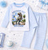 Children's clothing with the dinosaur pyjamas design
