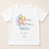 Children's clothing with the birthday t-shirt design