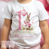 Personalised 1st Birthday Outfit – Soft Cotton Sleepsuit, Vest, Bib & T – Shirt Pink