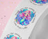 Personalised mermaid Stickers | High-Quality Shiny White Gloss 5cm Stickers | Wedding Favors | Perfect for Party Bags