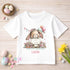 Personalised Easter Shirt – Cute Easter Bunny Shirt with Custom Name & Soft Cotton Tee