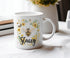 Personalised Bumble Bee Mug with Yellow Trim Perfect Gift for Friends Grandparents Beekeepers
