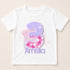 Children's clothing with the mermaid birthday t-shirt design