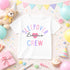 Personalised Sleepover Shirt – Custom Name Kids Pyjama Party Tee With Sleepover Crew Design - 0-3month T-shirt