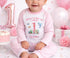 Personalised 1st Birthday Pyjamas – Pink Striped Under The Sea PJs For Girls