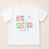 Children's clothing with the big sister t-shirt design