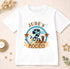 Personalised 2nd birthday rodeo t-shirt or sweatshirt for boys, second rodeo western themed outfit with cow print number 2, cowboy boots, hat and stars, custom name birthday top age 2 toddler