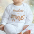 Personalised Fox First Birthday Outfit - Baby Vest Sleepsuit T-Shirt or Bib