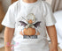 Personalised Halloween Jumper for Kids β Duck & Pumpkin Design β Soft White Sweatshirt β DTG Printed β Sizes 6m to 10yrs