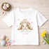 Personalised Easter Bunny Shirt – Soft Cotton Tee with Laying Rabbit Design & Name