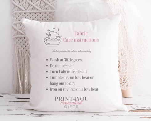 Ballerina with Pink Rainbow, New Born Baby Gift, Personalised Children's Cushion Pillow Gift, Brunette Hair