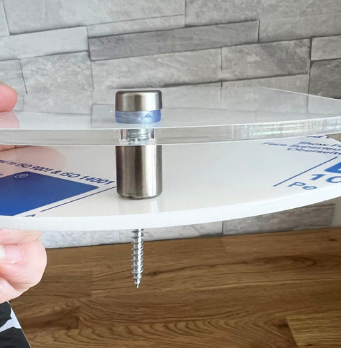 Personalised Acrylic External Door Number Plates Plaques Bunny Rabbit and Flowers