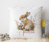 Bunny Rabbit Gift Cushion | Personalised Name Cushion | Gift for Girls | Easter Pillow Gift