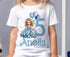 Personalised Princess Birthday T-Shirt - Customizable Cotton White Top for Any Age and Number