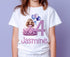Personalised Princess Birthday T-Shirt ANY AGE - Cotton White Top, any number any age
