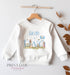 Personalised Second Birthday Jumper, Birthday Sweatshirt for Children, I am Two, Blue peter Rabbit Number 2