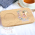 Personalised Wooden Tea and Biscuit Board - Fairy Wreath Biscuit Tray, Gift for Girls, Birthday Gift Ideas, Gifts under 10