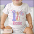 Personalised Rabbit First Birthday T-shirt, I am One, Sleepsuit, Vest or T-shirt