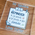Personalised Thank You Teacher Clear Acrylic Block | 12x12cm Freestanding | Gift for teachers