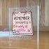 Personalised Thank You Teacher Clear Acrylic Block | 12x12cm Freestanding | Gift for teachers