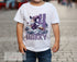 Personalised Wizard Birthday T-Shirt ANY AGE - Cotton White Top, Any Age, Magician Wizard Theme