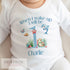Personalised When I Wake Up I Will Be One Sleepsuit and vest, Under the Sea First Birthday Outfit.