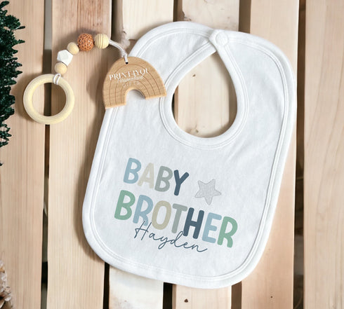 Personalised baby Brother One T-shirt, Sleepsuit and vest, Coming Home Outfit, Matching Sibling T-shirt
