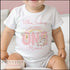 Personalised When I Wake Up I Will Be One Sleepsuit and vest, Unicorn Rainbow First Birthday Outfit.