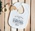 Baby's First Christmas Personalised Bib, Vest and Sleepsuit Cotton Set - Perfect for New baby Gift, Blue Snowmen