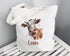 Funny Cow Cotton Tote Bag | Reusable Shopping Bag | 100% White Cotton Bag