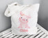 Personalised Pig Cotton Tote Bag | Reusable Shopping Bag | 100% White Cotton Bag | Gift for Girls | Cute Pink Piggy