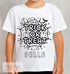 Personalised Halloween Colour In activity Kids T-shirt - with washable pens - Trick or Treat