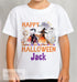 Personalised Halloween T-Shirt for Kids - All Characters Printed Cotton Tee - Spooky Graphic Shirt for Children