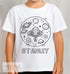 Personalised Space Planets Colour In activity Kids T-shirt - with washable pens