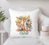 New Baby Personalised Cushion - Any Name | Boho Safari | Gift for Baby | Pillow Gift