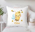 Personalised Cushion For Children - Any Name | Cute Bumble Bee | Gift for Baby | Pillow Gift