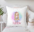 Personalised Cushion For Children - Any Name | Blonde Fashion Girl | Gift for Girls | Pillow Gift