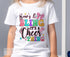 Children's White Cotton T-shirt - Bows and Bling it's a Cheerleader thing, Cheerleader t-shirt