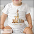 Personalised Safari First Birthday T-shirt, Sleepsuit, Vest or bib