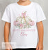 Personalised Halloween T-Shirt for Kids - Pink Pumpkins for Girls Printed Cotton Tee - Spooky Graphic Shirt for Children