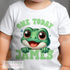 Personalised One Today Frog Birthday T-Shirt ANY AGE - Cotton White Top, Any Age, Green Frog Party Top